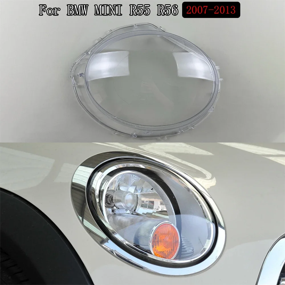 For Bmw Mini R55 R56 2007-2013 Headlamp Cover Transparent Lens Lamp Shell Masks Plexiglass Replace The Original Lampshade