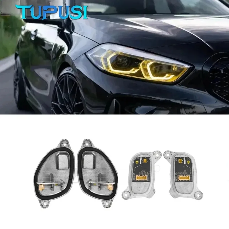 

Yellow LED DRL Module for BMW F40 118i F44 228IX M235IX 2019 - 2023 LED Headllight Daytime Light Red Blue Daylight Angel Eye