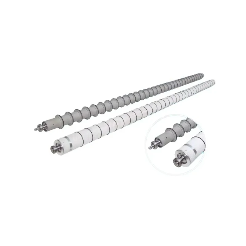 Durable Silver Aluminum/Carbon Steel Industrial Drive Rollers Precision Mechanical Components Shafts