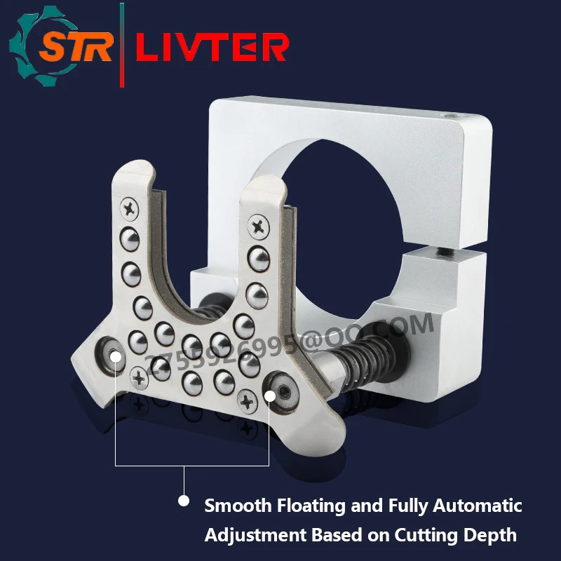 CNC Leather Engraver's Auto Clamp Base w/ Floating Press Plate, CNC Accessory for Engraving Machine