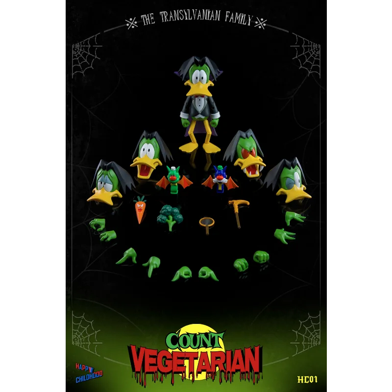 

In Stock Happy Childhood Vegetarian Earl Strange Duck Adventure Figurine Available for Collection