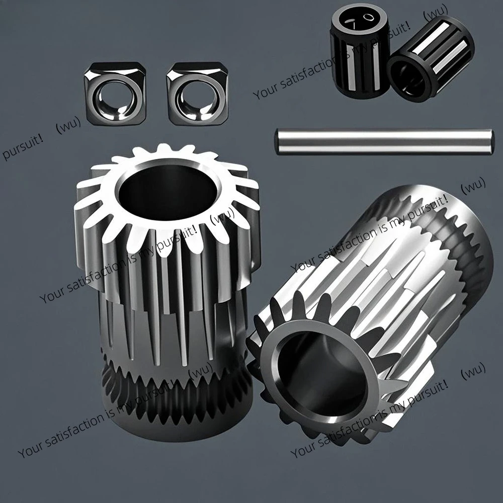 Dual Drive Gear Hardened Steel Upgrade Feed Gear Extruder Kit For BMG For Prusa DIY Bowden Direct Extruder 3d Printer Parts