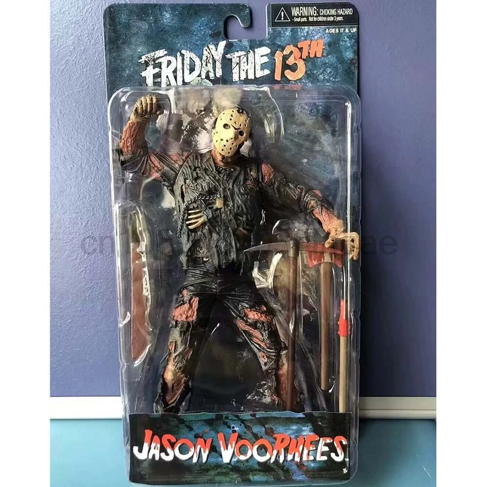 NECA Figure Friday The 13th Figure Toys Freddy Jason Voorhees Blood Action Figure Model Toys Birthday Present For Kids