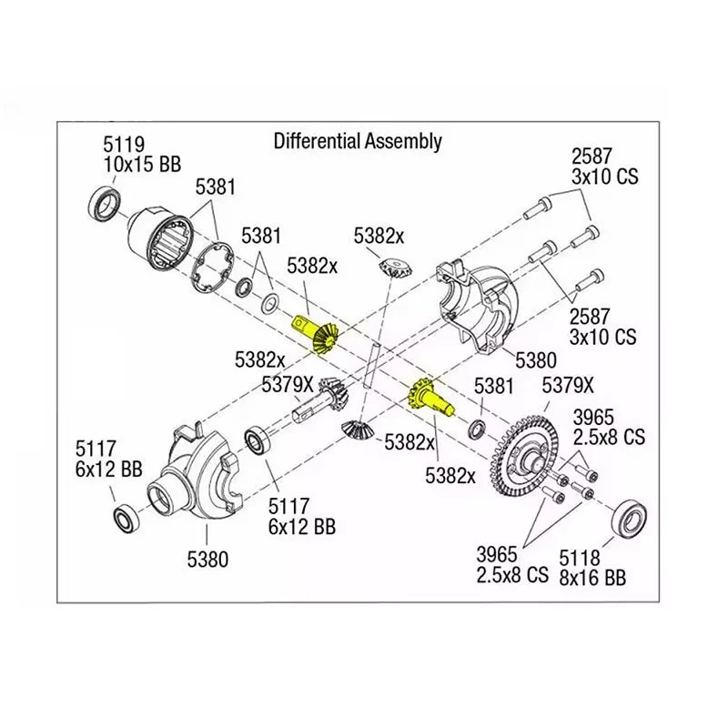 2 szt. Metalowe Stalowe Koło Wyjściowe Mechanizmu Różnicowego 13T 5382X do TRAXXAS Revo E-Revo Summit T-Maxx E-Maxx Części Zamienne Akcesoria Tuningowe
