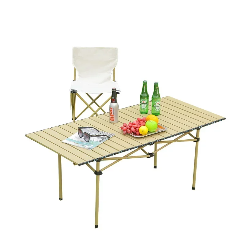 

Outdoor Folding Table, Chair Set, Portable Egg Roll Table, Integrated Table Top Meal, Picnic, Camping Barbecue