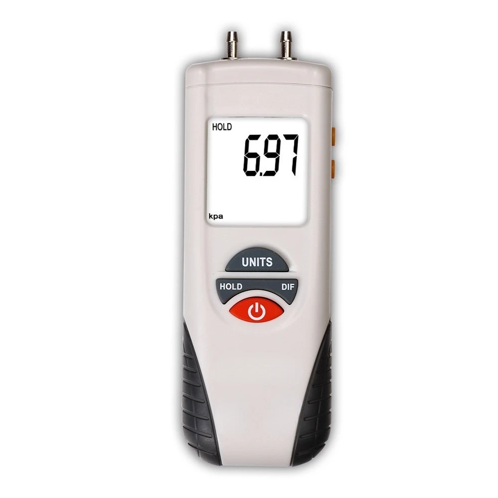 Handheld Digital Differential Pressure Meter Gauge/ Measuring Manometer Instrument