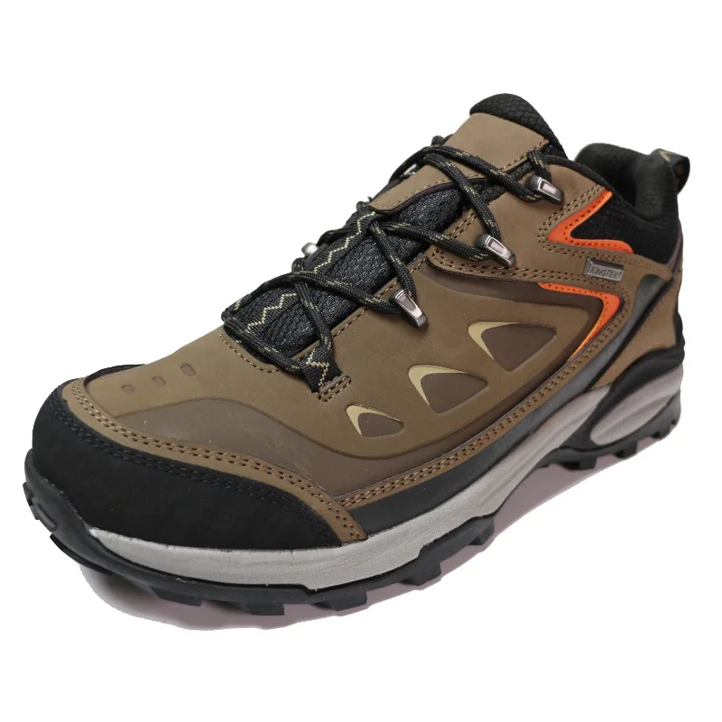 Cross Border Wholesale Anti Slip Mountain Outdoor Waterproof Hiking Shoes Casual Walkable Walking Trail Sneakers Riding Shoesmen