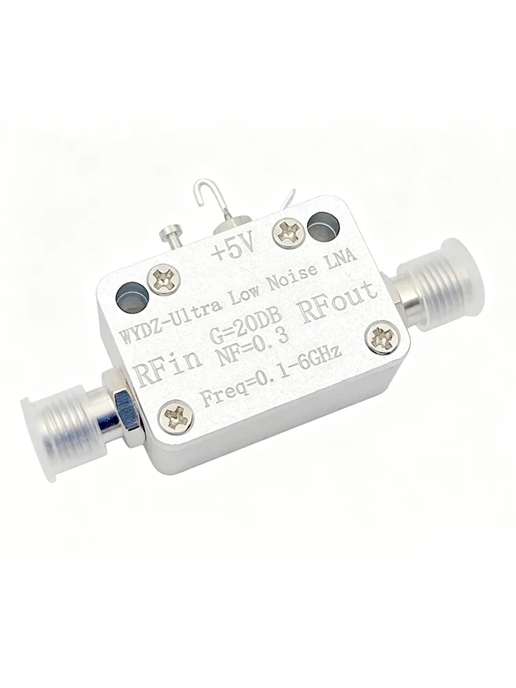 WYDZ 100M-6GHZ 20DB Ultra Low Noise LNA Amplifier NF=0.3 RF Signal Receiver RF POWER Amplifier VHF UHF 915MHZ 2.4GHz 5Ghz 5.8Ghz