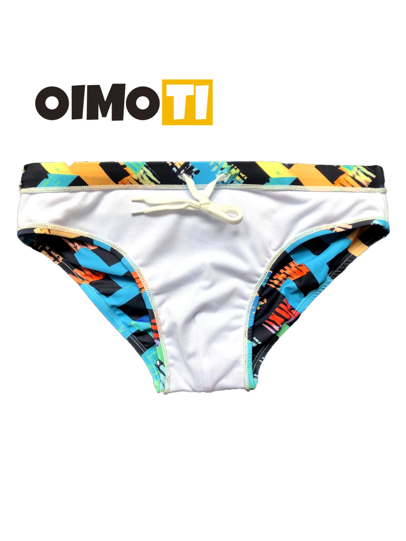 Men's Sexy Swimming Briefs Hot Spring Pants High Elastic Swimming Trunks image 4