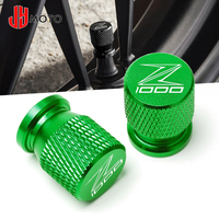 2Pcs Z1000 Motorcycle Tire Valve Tyre Air Port Stem Cover Cap Airtight Covers for Kawasaki Z1000 2014 2015 2016 2017 2018 2019