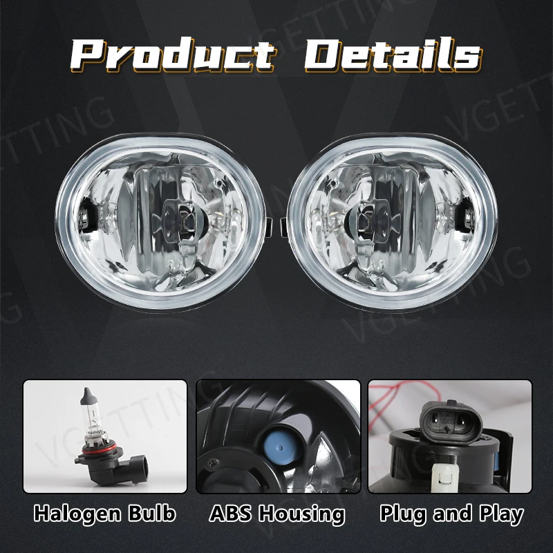 Światło do toyoty Matrix Pontiac Vibe 2003 2004 2005 2006 2007 2008 światła przeciwmgielne przezroczyste soczewki zderzak reflektory jazdy w lewo/w prawo — zdjęcie 5