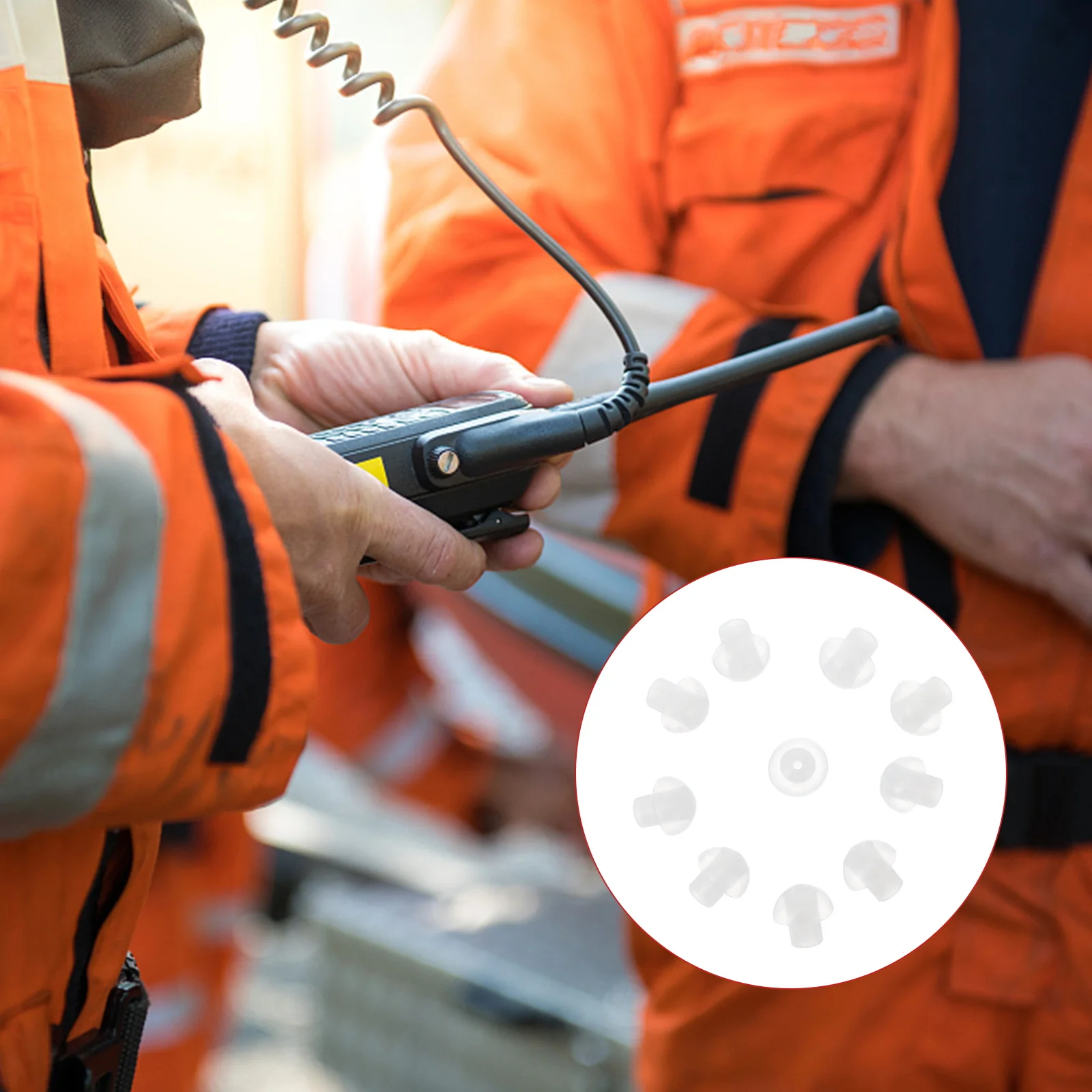 

10 Pcs Headphone Replacement Earplugs Soft Wired Earbuds Mushroom Tips Sticks