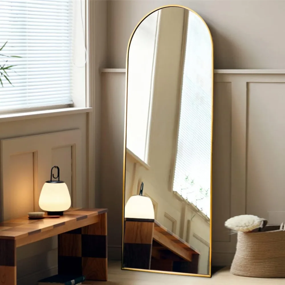 Floor Mirror, Full Length Mirror, Arched Mirror, Standing, Wall Mounted, FreeStanding