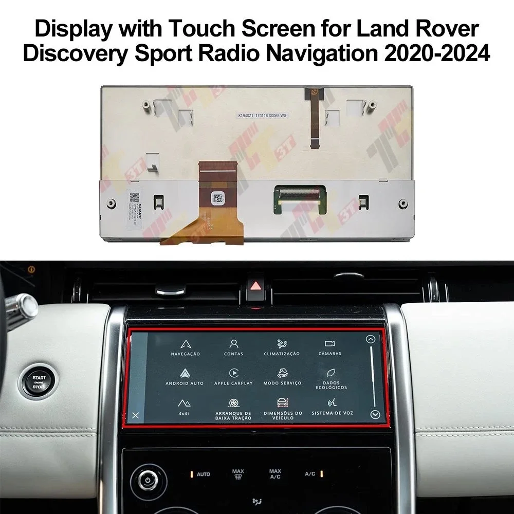 Display mit Touchscreen für Land Rover Discovery Evoque und Jaguar Navigation – Detail 3