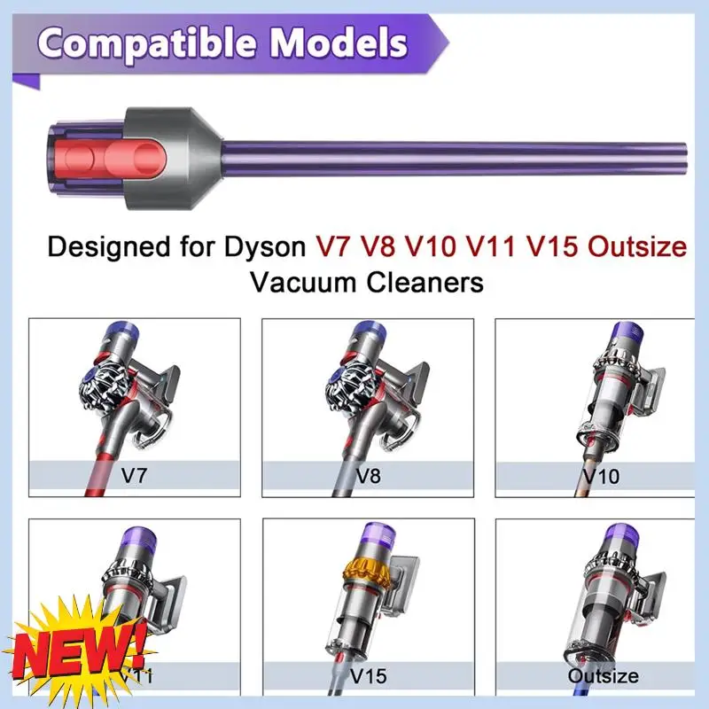

AT14 LED Light Pipe Crevice Tool Flexible Extension Hose Replacement Kit For Dyson V7 V8 V10 V11 V15 Vacuum Cleaner Parts