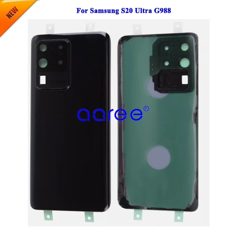 Grade AAA Back Cover with Camera Lens For Samsung S20 Ultra Back Housing Back Cover Door with Adhesive