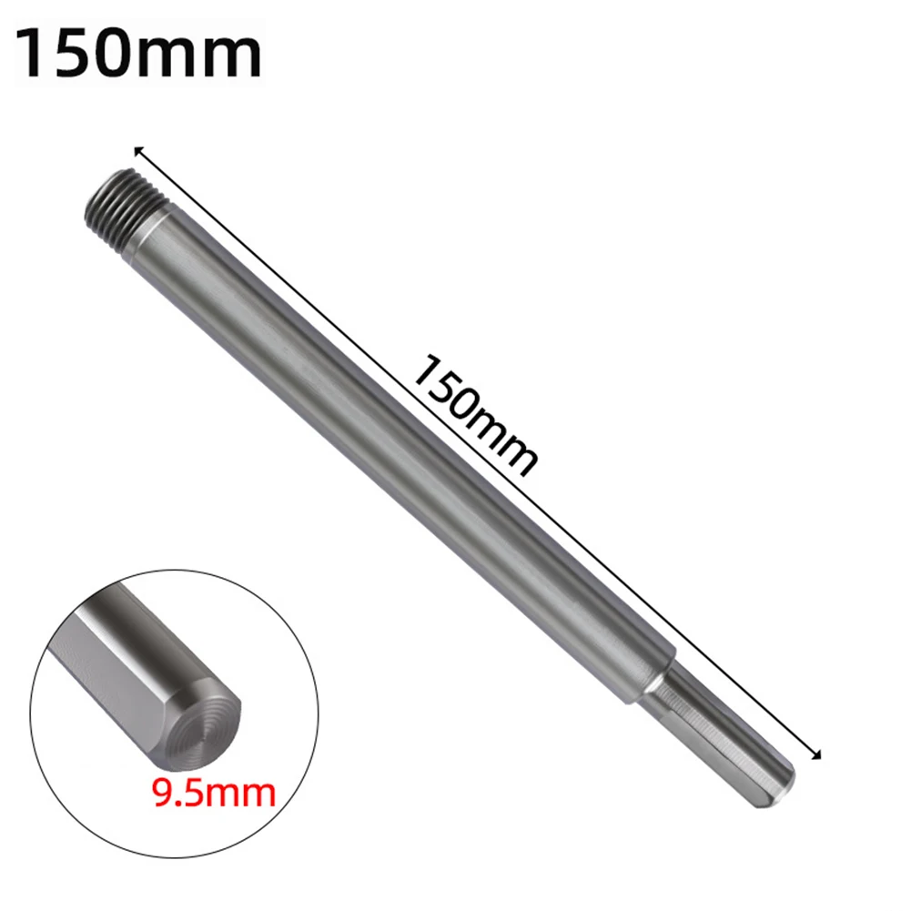 삼각형 핸들 홀 톱과 호환되는 연장 막대 9 9 4mm 직경 목공 및 금속 가공 작업에 적합