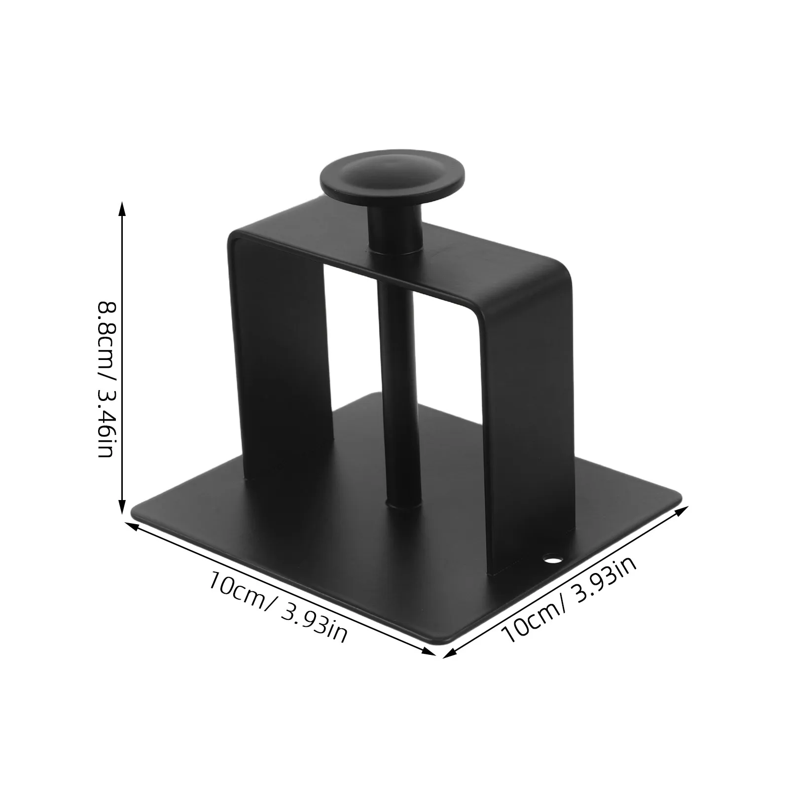 Black Curling Iron Storage Rack Wall Mount Perforation-Free Holder Hair Straightener Organizer Bathroom Vanity Hair Tool Stand view 5