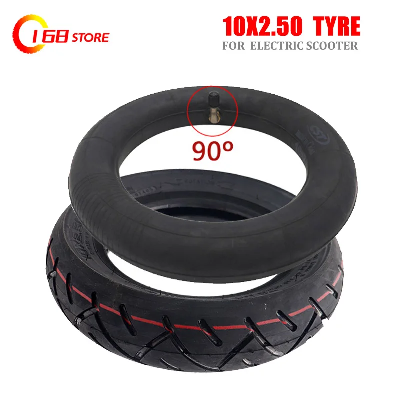 Size 10 inch Pneumatic 10x2.50 Tire fits Electric Scooter Balance Drive Bicycle Tyre 10*2.5 inflatable  inner tube