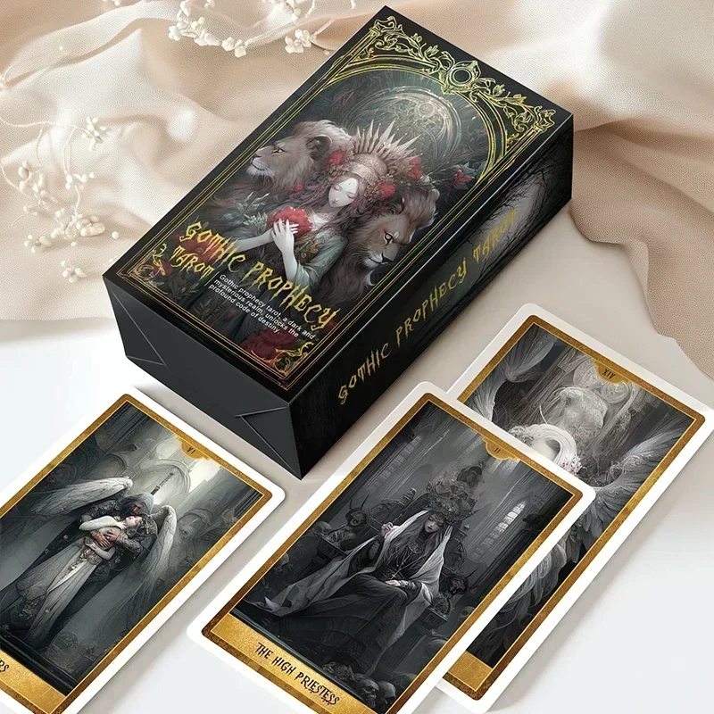 Anfänger Reiter Waite Tarot Wahrsagerei Deck 78 Echte professionelle Gothic Seer Tarot Reiter Waite Englisch Spanisch Karten Geschenk