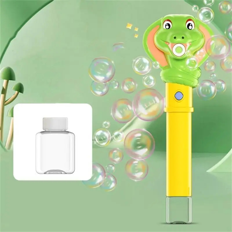 77HD Bubble Guns with Automatic Blowing Bubbling Snake Perfect for Outdoor Activities Bubble Blasting Guns for Kids