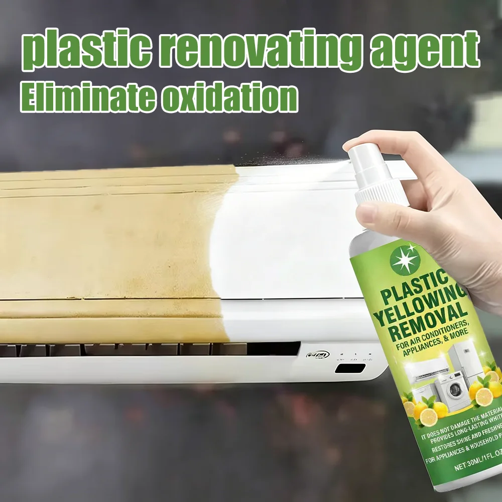 Plastic Refurbishing Agent: Eliminates Yellowing/Oxidation/Scratches, For AC & Car Headlights, Restores Clear Shine-2026 uica