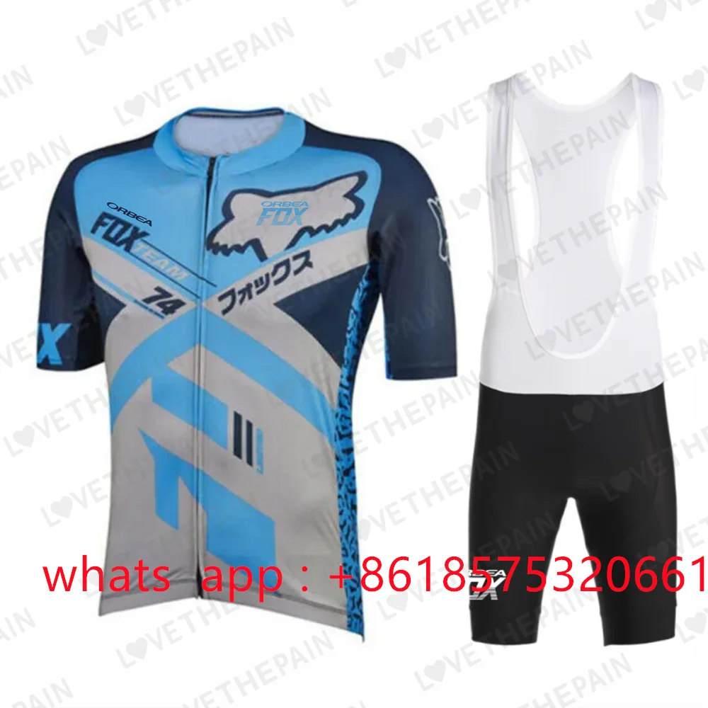 

ORBEAFOX Men's Cycling Jersey Sets Clothing Outdoor Sports Cycling Suit Quick-drying Jersey Summer MTB Bike Suit Ciclismo Hombre