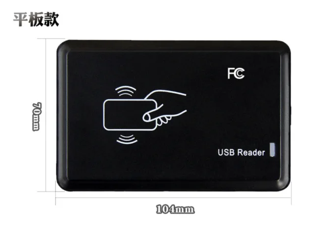 RFID Reader USB Port EM4100 TK4100 125khz ID 13.56MHz IC card Contactless Sensitivity Smart Card Support Window System Linux