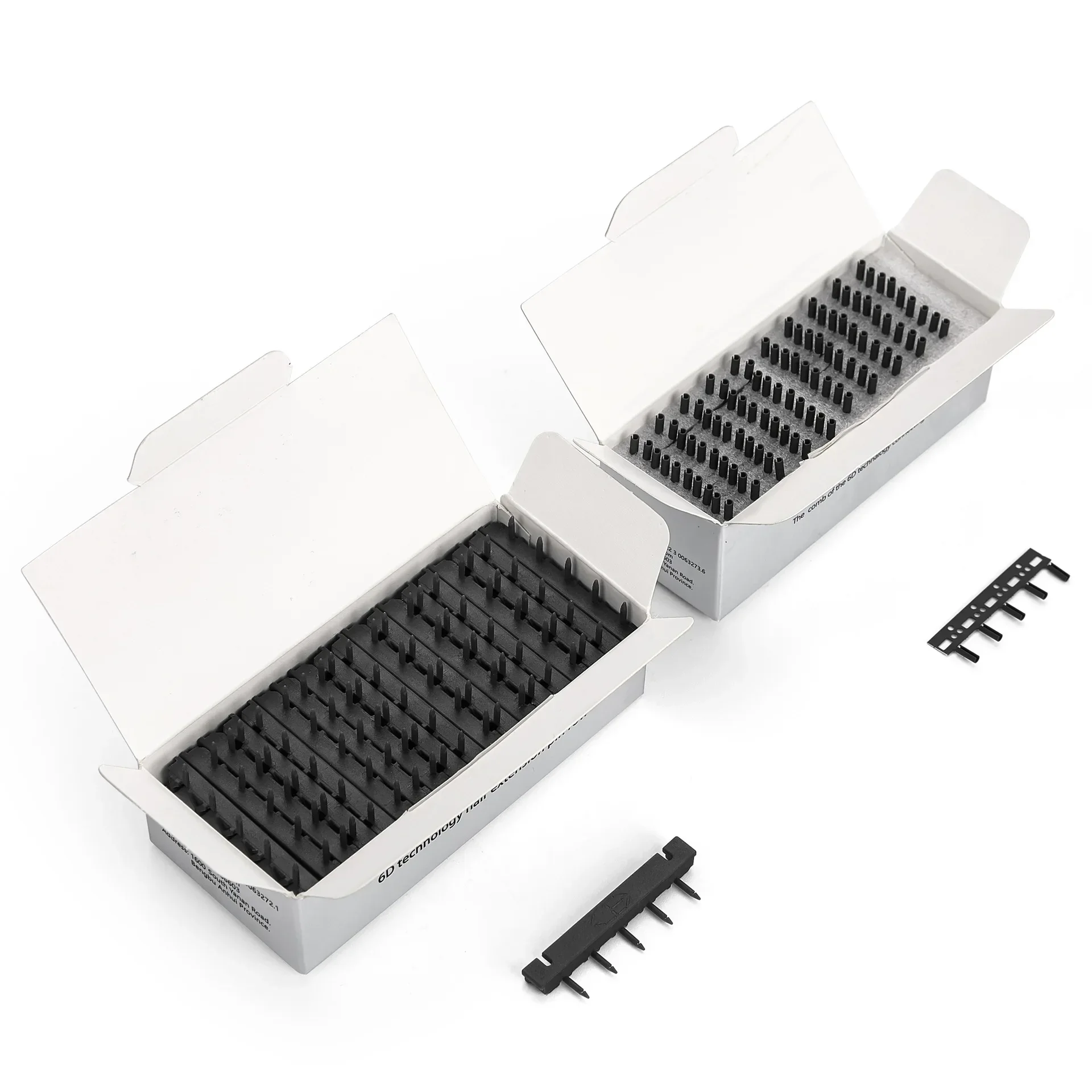 3box 6D genuine third-generation skin interface set, skin interface, needle row, buckle row, hair extension accessories