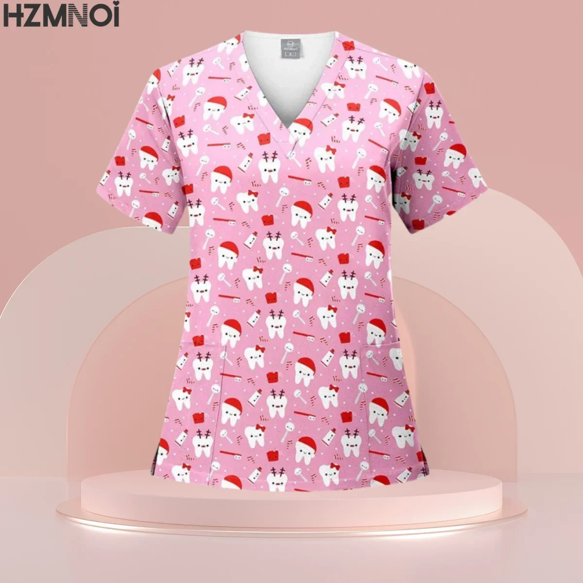 S-XXL Pet Grooming Doctor Work Clothes Dentistry Workwear Men and Women Anesthetist Uniform Wholesale Printed Scrubs Tops/shirts