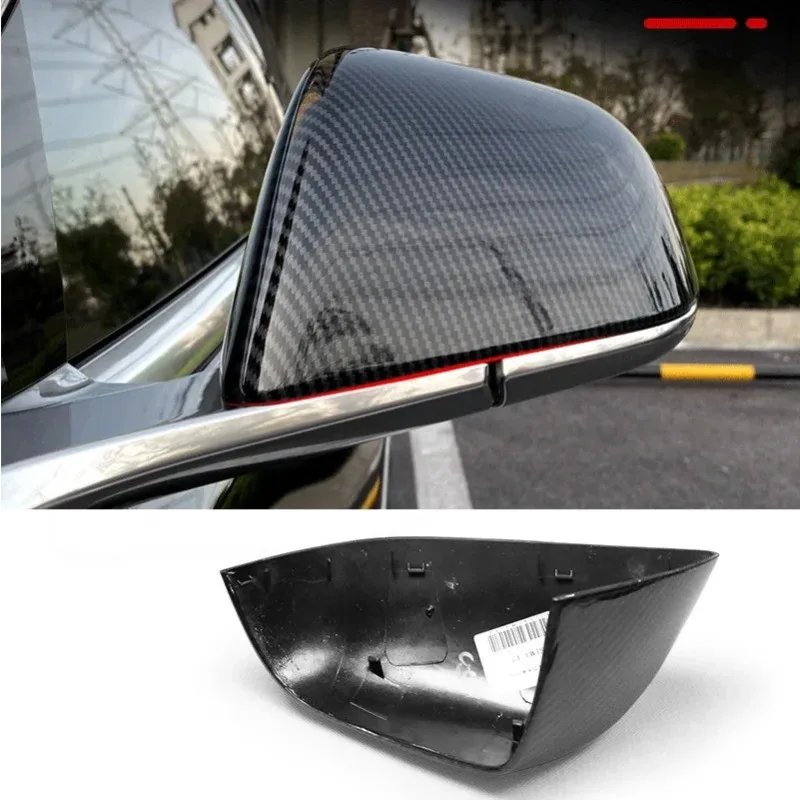 For Tesla Model 3 Car Rearview Mirror Shell Replacement Cover Exterior Side Mirror Caps Add-on Parts