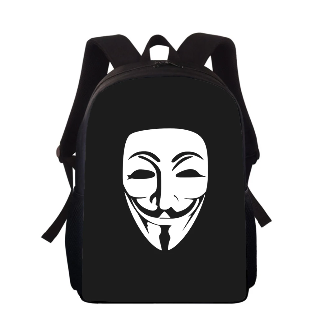 V für Vendetta 16 "3D-Druck Kinder rucksack Grundschule Schult aschen für Jungen Mädchen Rucksack Schüler Schulbuch Taschen