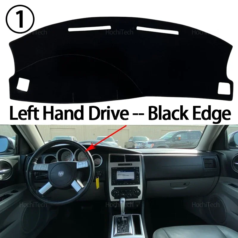 Für Dodge Charger 2005 2006 2007 Schatten Cape Decke Auto Zubehör Dashboard Abdeckung Dash Board Matte Teppich Pad – Detail 9