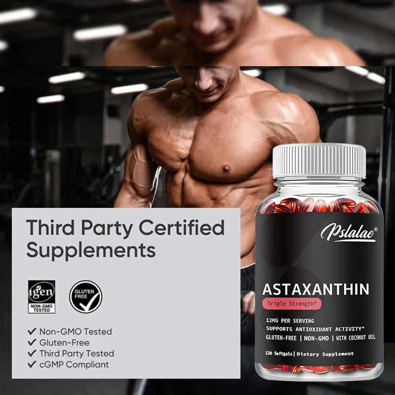 Astaxanthin - Promotes Cardiovascular Health and Accelerates Metabolism, Supports Eye and Joint Health