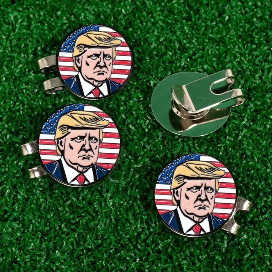 علامات كرة جولف مضحكة وفريدة من نوعها مع مشبك قبعة للطعام والرموز الممتعة وإكسسوارات وهدايا مثالية للجولف