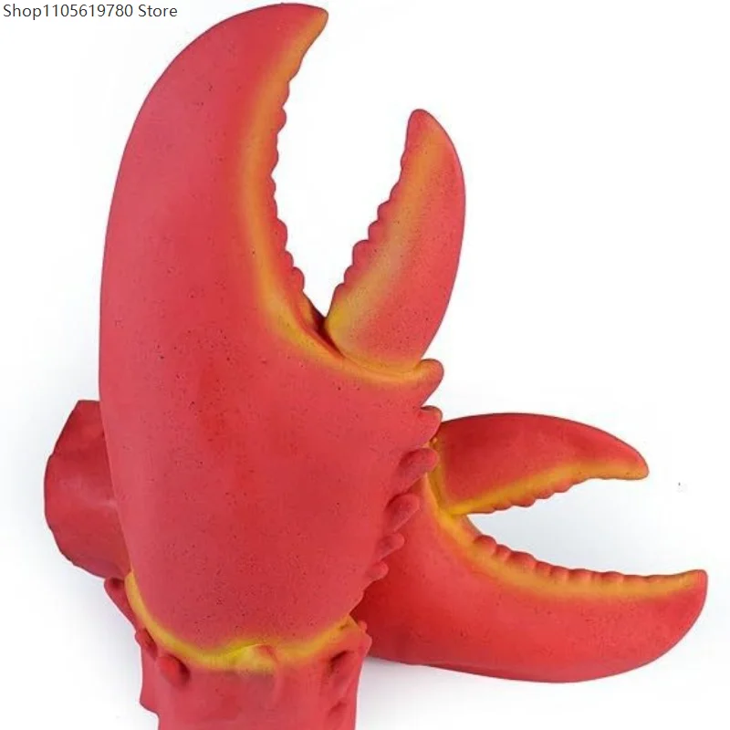 Lovely Spoof Cartoon Cute Crab Claw Cosply Latex Gloves Crayfish Large Pliers Gloves Halloween Costume Theme Party Dress Up Prom