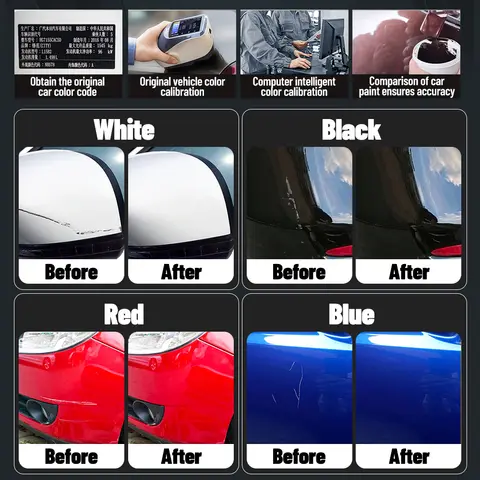 कार पेंट पेन पेंट केयर फिक्सर स्क्रैच रिपेयर वैक्स पेंटिंग स्क्रैच रिमूवर एक्सेसरीज़ MG MG4 EV MuLan 2022-2024 2023 के लिए 10 best sales मिलीग्राम 4 ईवी - №2