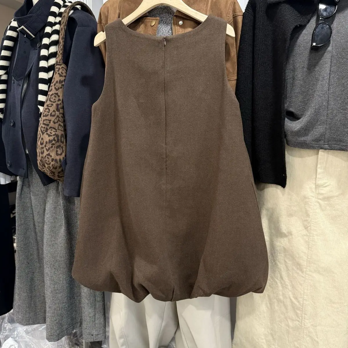 Abito estivo Abiti da Mujer Vintage Autunno Mini Abito senza maniche con fiocco Donna Y2k Gilet di lana Party Chic