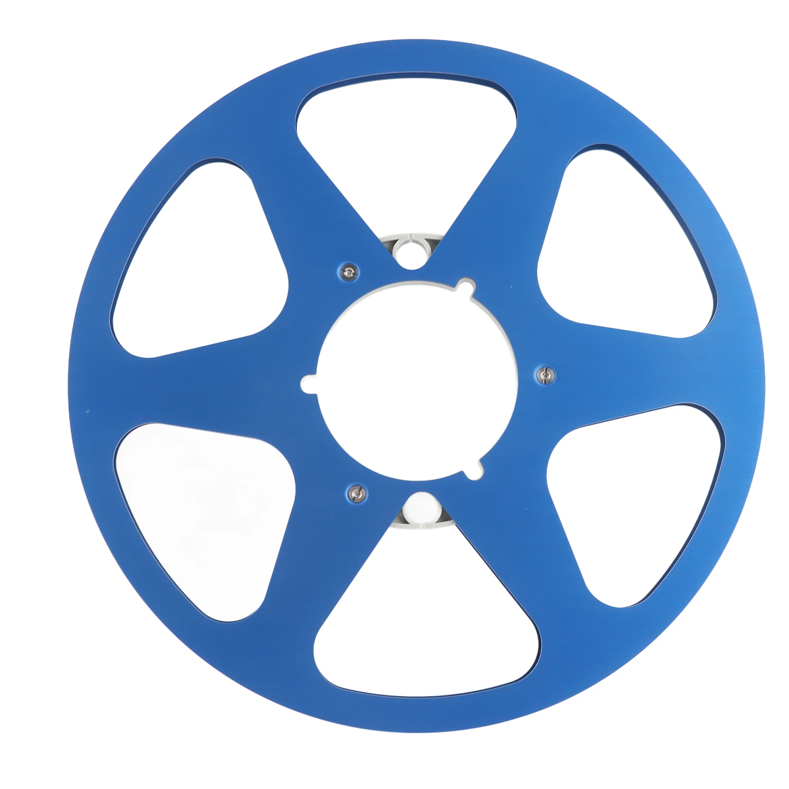 1/4 10.5 بوصة بكرة الشريط الفارغة سبائك الألومنيوم 6 حفرة آلة فتح عالمية جزء بكرة تناول فارغة لـ REVOX Studer #4