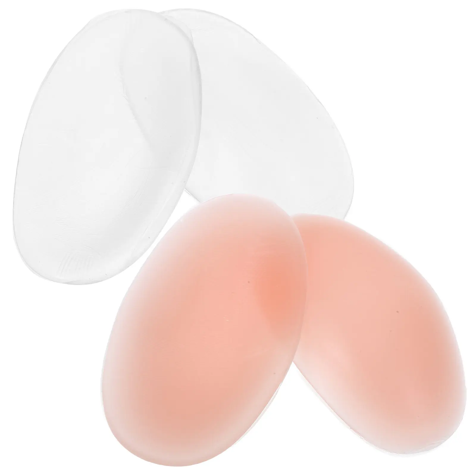 2Pairs Shape-Retaining Silicone Shoulder Pads Women Shoulder Cushion Enhancer for Low Shoulders Suits Shirts Coats Dresses