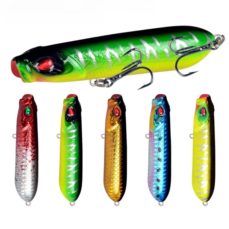 

3pcs Popper Saltwater Fishing11.5g Dog Pencil Floating Bait Hard Bait ArtificialWobblers Plastic Fishing Tackle for Striper Pike