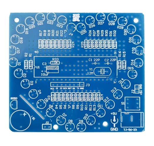 Music Colorful Glitter Heart Light Kit - Single Chip Microcomputer Heart-shaped Light Electronic Assembly DIY Disassembly Parts