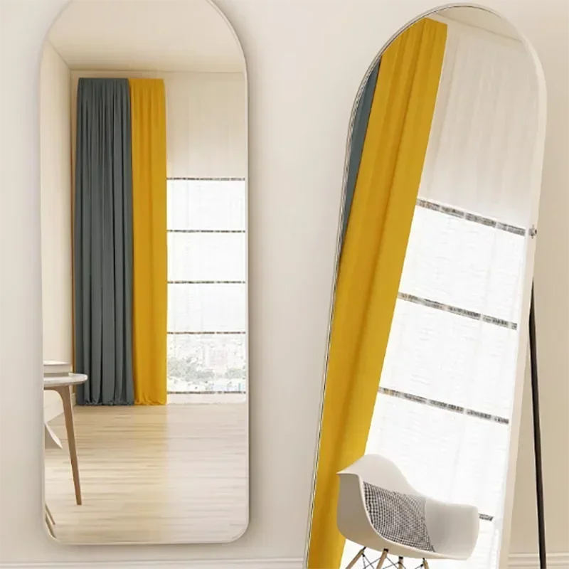 الفن مرآة حائط الحمام البيضاوي كامل الجسم مرآة غرفة نوم فاخرة الشمال غير تقليدي Espejos Decorativos Pared المرايا الزخرفية