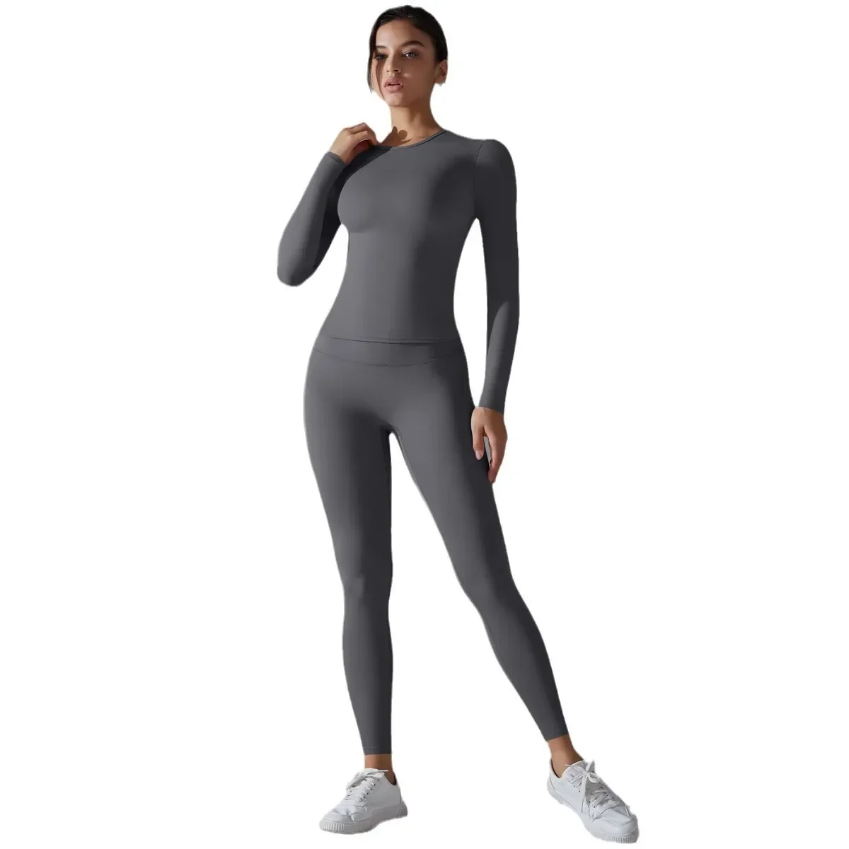 Women's Tracksuit Sports Suit Sportswear Woman Gym Long Sleeve Sport Outfit for Woman Yoga Pants Sets Fitness Leggings Clothing