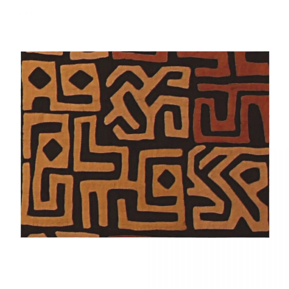 

African mudcloth pattern Throw Blanket heavy to sleep sofa bed Soft Soft Big Blankets