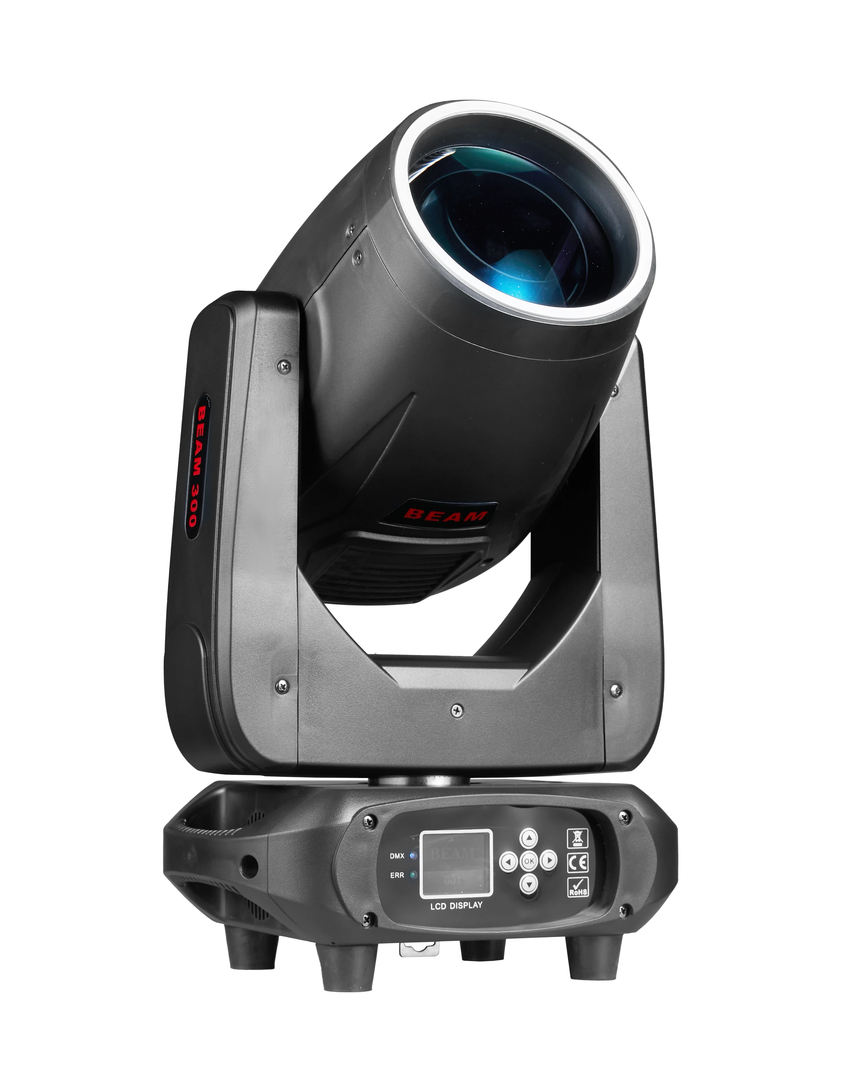 4pcs LED Beam Moving Head 300W Wah Zoom Sharpy audience dmx controller dj lights disco lights party spot light stage for events