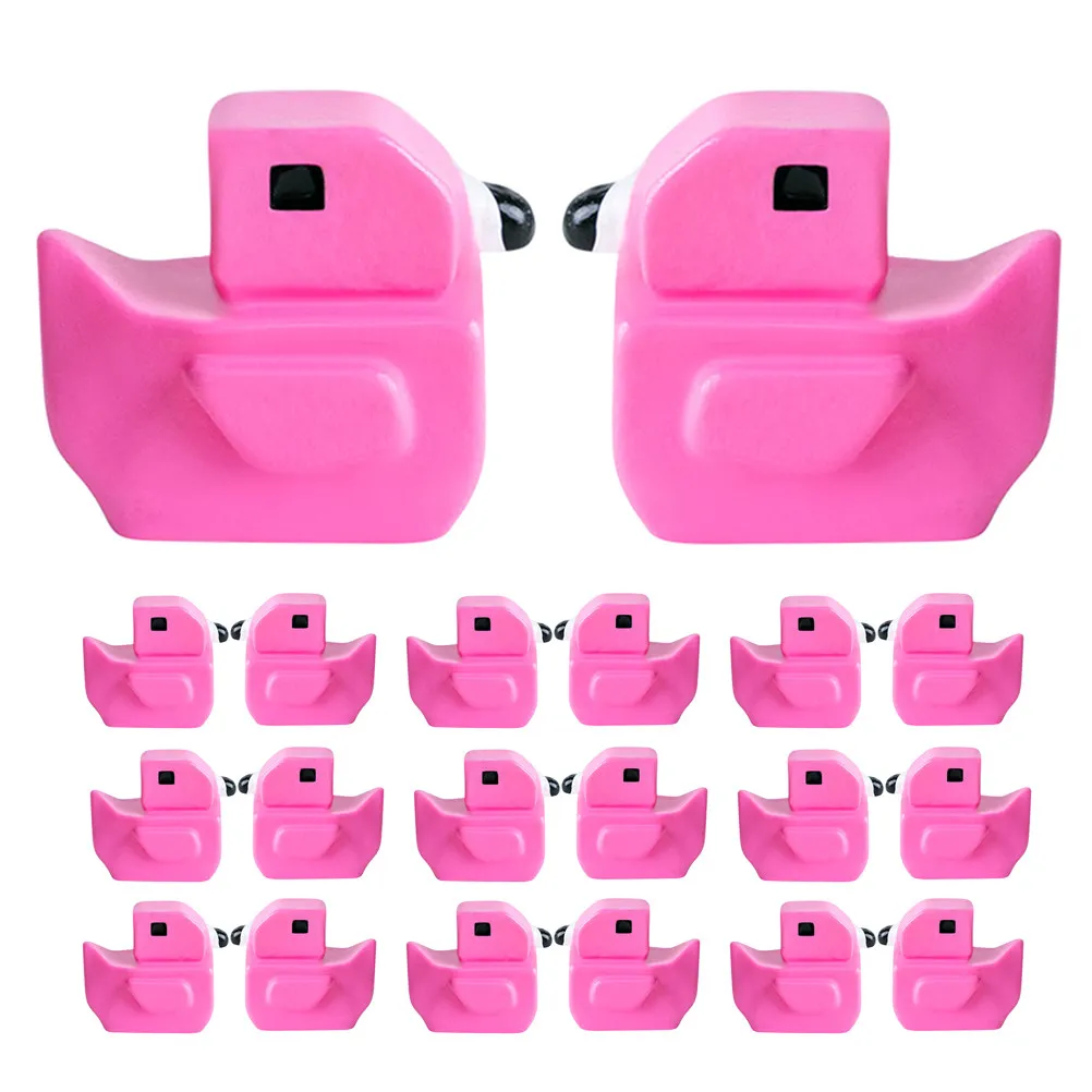 50Pcs Flamingo Garden Decorations Micro Landscape Ornaments Kit for DIY Desktop Terrarium Bookshelf Bedside Table Miniature view 3