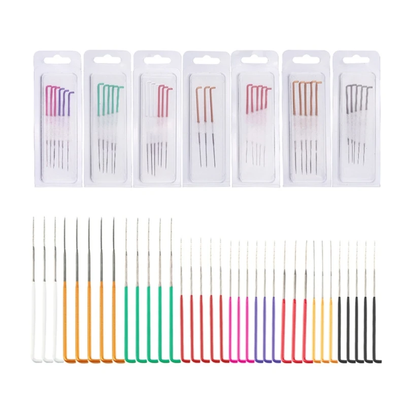 H55A 35Pcs Needle Felting Set, 3 Sizes Felting Needle Wool Felting Needle Tool, Wool Felt Needle Crafting Supply