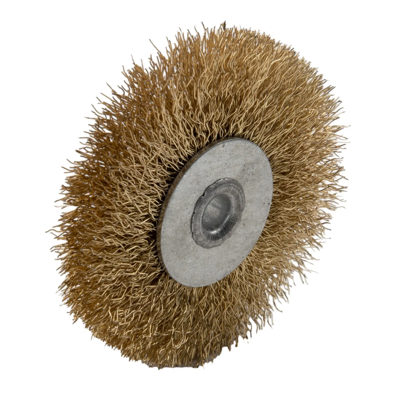 

New Practical Wheel Brush Brush 0.32in Bore 3In 80mm Crimped Dust Accessories FOR Rust For Angle Grinder Paint