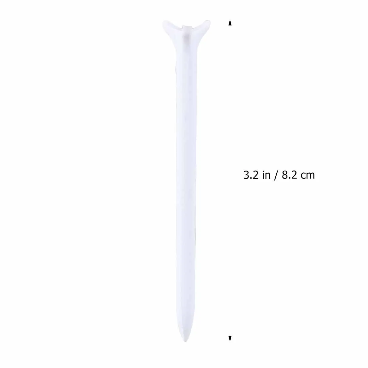

25Pcs Golf Tees Plastic Eco Friendly Reusable Lightweight Indoor Outdoor Training Aid Golf Accessories White Golfs Tees